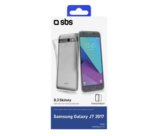 Etui SkinnyCover do Samsung Galaxy J7 2017 przezroczyste - 1450567 - zdjęcie 2